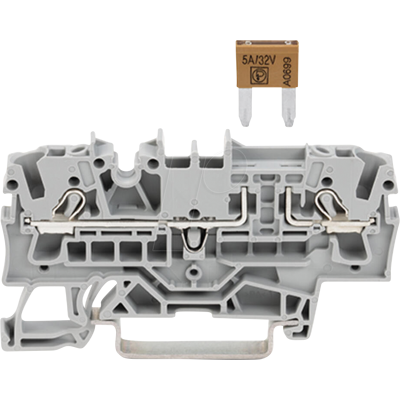 WAGO 2002-1681 - Terminal de fusibles gris 2 hilos 2,5 mm² WAGO 2002-1681 - Terminal de fusibles gris 2 hilos 2,5 mm²