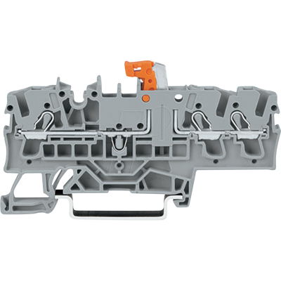 WAGO 2002-1771 - Terminal de desconexión y medición gris 3-wire 2,5 mm² WAGO 2002-1771 - Terminal de desconexión y medición gris 3-wire 2,5 mm²
