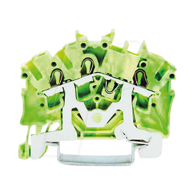 WAGO 2002-6307 - Borne de conductor de protección, conductor triple, di&aa WAGO 2002-6307 - Borne de conductor de protección, conductor triple, di&aa
