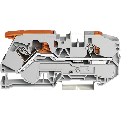 WAGO 2116-5201 - Conector de paso de 2 conductores - Gris WAGO 2116-5201 - Conector de paso de 2 conductores - Gris