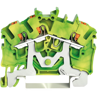 WAGO 2202-6307 - Bloque de terminales de conductor protector, de 3 hilos, Ø 0,25 WAGO 2202-6307 - Bloque de terminales de conductor protector, de 3 hilos, Ø 0,25