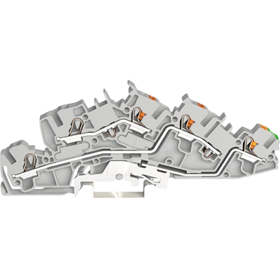 WAGO 2205-7545 - Borne de etapa de instalación - 4 mm² - Gris WAGO 2205-7545 - Borne de etapa de instalación - 4 mm² - Gris