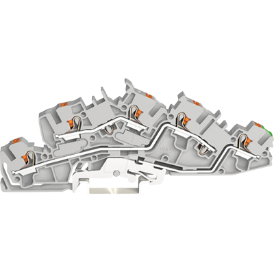 WAGO 2205-7645 - Borne de etapa de instalación - 4 mm², gris WAGO 2205-7645 - Borne de etapa de instalación - 4 mm², gris