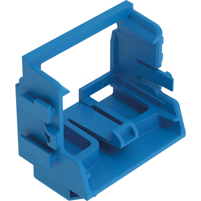WAGO 221-539-2BL - Adaptador de montaje para carril de montaje, 10 hilos, azul WAGO 221-539-2BL - Adaptador de montaje para carril de montaje, 10 hilos, azul