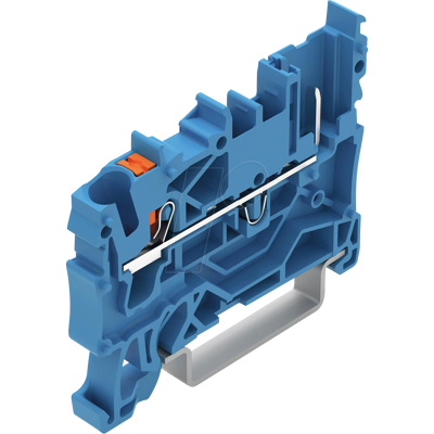 WAGO 2222-1204 - Terminal, azul, 1 conductor, 1 pin, compacto WAGO 2222-1204 - Terminal, azul, 1 conductor, 1 pin, compacto