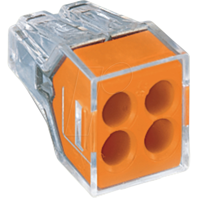 Conector hembra Wago 773-104 de 4 vías - Conector eléctrico Conector hembra Wago 773-104 de 4 vías - Conector eléctrico