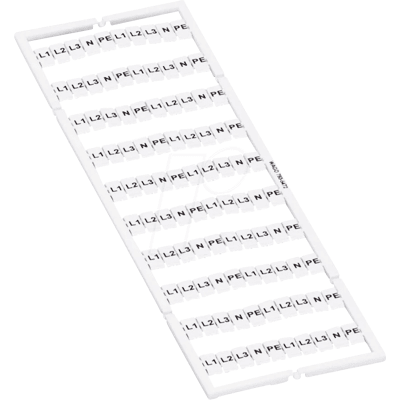 WAGO 793-5472 - TARJETA DE ROTULACIÓN WMB, L1, L2, L3, N, PE, L1, L2, L3, WAGO 793-5472 - TARJETA DE ROTULACIÓN WMB, L1, L2, L3, N, PE, L1, L2, L3,