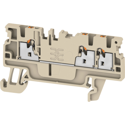 WEIDMÜLLER A3C 1.5 - Klippon® Connect feed-through terminal, A-series beige WEIDMÜLLER A3C 1.5 - Klippon® Connect feed-through terminal, A-series beige