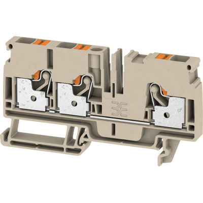 WEIDMÜLLER A3C 6 - Klippon® Connect feed-through terminal, A-series beige WEIDMÜLLER A3C 6 - Klippon® Connect feed-through terminal, A-series beige