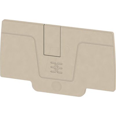 WEIDMÜLLER AEP 2C 6 - Serie A, placa final, AEP 2C 6, beige WEIDMÜLLER AEP 2C 6 - Serie A, placa final, AEP 2C 6, beige