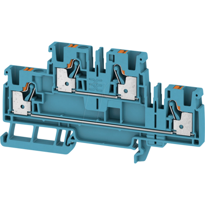 WEIDMÜLLER A2T 4 BL - Klippon® Connect Terminal de continuidad serie A, verde / amaril WEIDMÜLLER A2T 4 BL - Klippon® Connect Terminal de continuidad serie A, verde / amaril