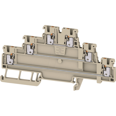 WEIDMÜLLER A3T 1.5 - Klippon® Connect feed-through terminal, A-series beige WEIDMÜLLER A3T 1.5 - Klippon® Connect feed-through terminal, A-series beige
