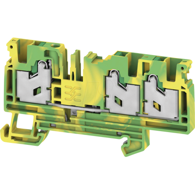 WEIDMÜLLER S3C 4 PE - S3C SNAP EN bloque de terminales de conductores de tierra, 4 mm² WEIDMÜLLER S3C 4 PE - S3C SNAP EN bloque de terminales de conductores de tierra, 4 mm²