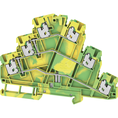 WEIDMÜLLER S3T 2.5 PE - S3T SNAP EN bloque de terminales de protección para conductores WEIDMÜLLER S3T 2.5 PE - S3T SNAP EN bloque de terminales de protección para conductores