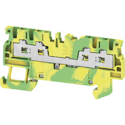 WEIDMÜLLER S4C 1.5 PE - S4C SNAP EN bloque de bornes de protección para conductores, 1,5 WEIDMÜLLER S4C 1.5 PE - S4C SNAP EN bloque de bornes de protección para conductores, 1,5