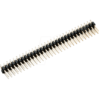 BKL 10120551 - Regleta de conectores macho 2x20 recta retícula 2,54 mm BKL 10120551 - Regleta de conectores macho 2x20 recta retícula 2,54 mm