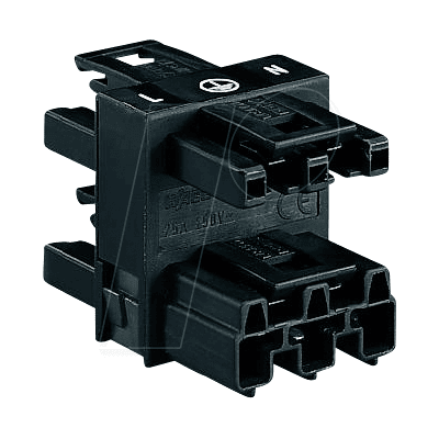 WAGO 770-607 - WINSTA® MIDI distributor, 3-pin, 3-way WAGO 770-607 - WINSTA® MIDI distributor, 3-pin, 3-way