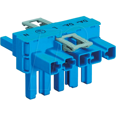 WAGO 770-620 - WINSTA® MIDI T-distributor, 5-pin, with 3 locking catches WAGO 770-620 - WINSTA® MIDI T-distributor, 5-pin, with 3 locking catches