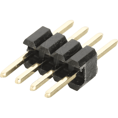 BKL 10120621 - Regleta de conectores macho 1,27mm 1x4 recta BKL 10120621 - Regleta de conectores macho 1,27mm 1x4 recta