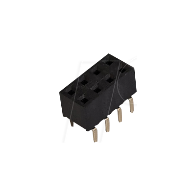 BKL 10122223 - Conector hembra de dos filas con entrada doble, 2x4 BKL 10122223 - Conector hembra de dos filas con entrada doble, 2x4