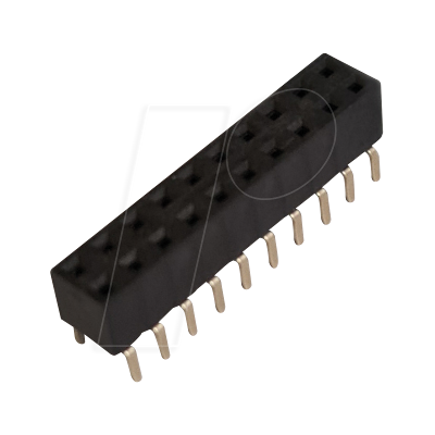 BKL 10122226 - Conector hembra de dos filas con entrada doble, 2x10 BKL 10122226 - Conector hembra de dos filas con entrada doble, 2x10