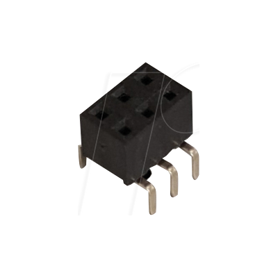 BKL 10122229 - 2x3 - 2,54 mm - recubierto de oro - Conector BKL 10122229 - 2x3 - 2,54 mm - recubierto de oro - Conector