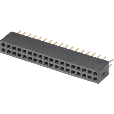 BKL 10120659 - Regleta de conectores hembra 1,27mm 2x18 recta BKL 10120659 - Regleta de conectores hembra 1,27mm 2x18 recta