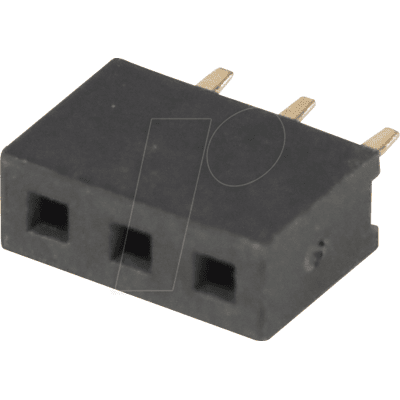 BKL 10120717 - Regleta de hembrillas 2,00mm 1x3 recta BKL 10120717 - Regleta de hembrillas 2,00mm 1x3 recta