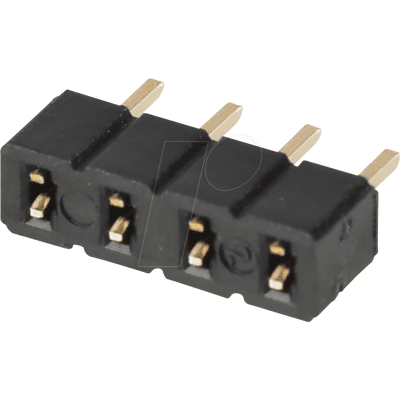 BKL 10120966 - Regleta de conectores hembra 2,54mm 1x4 recta BKL 10120966 - Regleta de conectores hembra 2,54mm 1x4 recta