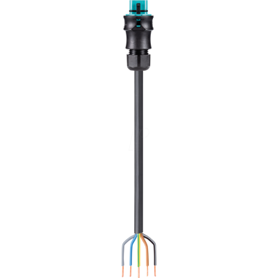 Wieland - RST20I5 KSS 5 TB - azul turquesa - Circular connector Wieland - RST20I5 KSS 5 TB - azul turquesa - Circular connector
