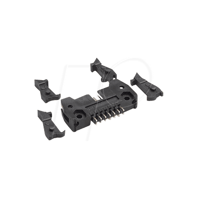 BKL 10120584 - Cubeta para pasadores de 14 polos recta, retícula de 2,54 BKL 10120584 - Cubeta para pasadores de 14 polos recta, retícula de 2,54