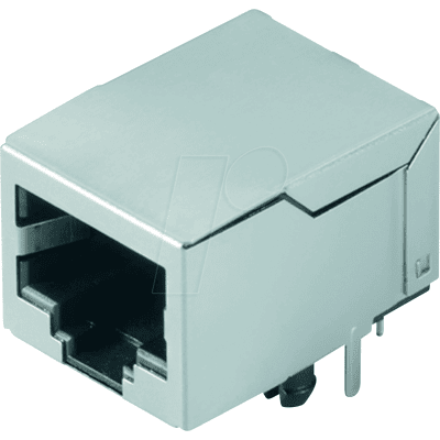 WEIDMÜLLER CAT5 T1D 3.2N4N - RJ45 socket 90°, THT Cat.5 WEIDMÜLLER CAT5 T1D 3.2N4N - RJ45 socket 90°, THT Cat.5