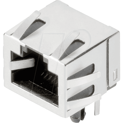 WEIDMÜLLER CAT5 T1U 2.8E4N - RJ45 socket 90°, THT Cat.5 WEIDMÜLLER CAT5 T1U 2.8E4N - RJ45 socket 90°, THT Cat.5