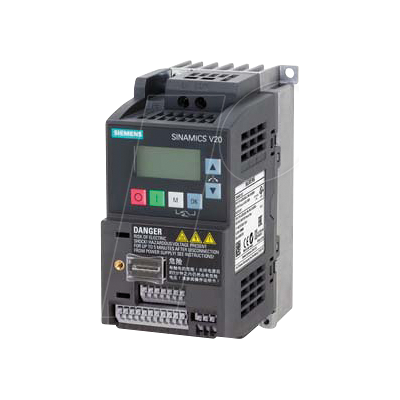 SIEMENS SINAMICS 180AV0 - Convertidor V20 Sinamics, 0,75 kW, 4,2 A SIEMENS SINAMICS 180AV0 - Convertidor V20 Sinamics, 0,75 kW, 4,2 A