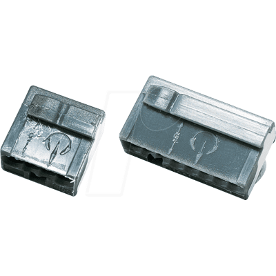 WAGO 243-204 - Microbornes enchufables, 4 x/dkl.gris/0,6-0,8mm² WAGO 243-204 - Microbornes enchufables, 4 x/dkl.gris/0,6-0,8mm²