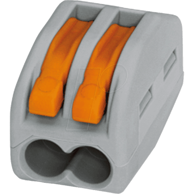 WAGO 222-412 - Terminal de conexión doble 0,08-4,0mm² WAGO 222-412 - Terminal de conexión doble 0,08-4,0mm²