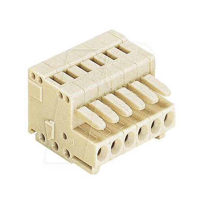 WAGO 734-108 - Barra de resorte CAGE-CLAMP, mini, RM 3,5, 8 polos WAGO 734-108 - Barra de resorte CAGE-CLAMP, mini, RM 3,5, 8 polos