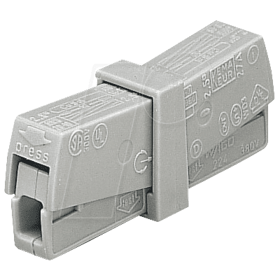 WAGO 224-201 - Borne de servicio 0,5-2,5 mm² WAGO 224-201 - Borne de servicio 0,5-2,5 mm²