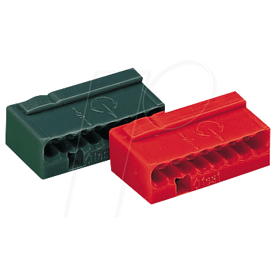 WAGO 243-808 - Micro borne enchufable, 8 x/rojo/0,6-0,8mm² WAGO 243-808 - Micro borne enchufable, 8 x/rojo/0,6-0,8mm²