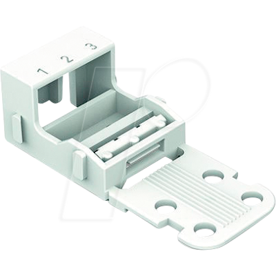 WAGO 221-513 - Adaptador de fijación, para terminales de 3 conductores ( WAGO 221-513 - Adaptador de fijación, para terminales de 3 conductores (