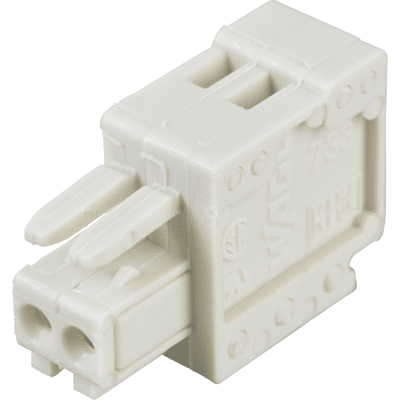 WAGO 733-102 - Regleta de resorte CAGE-CLAMP, Micro, RM 2,5, 2 polos WAGO 733-102 - Regleta de resorte CAGE-CLAMP, Micro, RM 2,5, 2 polos