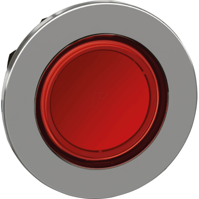 SCHNEIDER ELECTRIC ZB4FW343 - Pulsador iluminado del elemento delantero ZB4F Ø 30mm, rojo, sin SCHNEIDER ELECTRIC ZB4FW343 - Pulsador iluminado del elemento delantero ZB4F Ø 30mm, rojo, sin