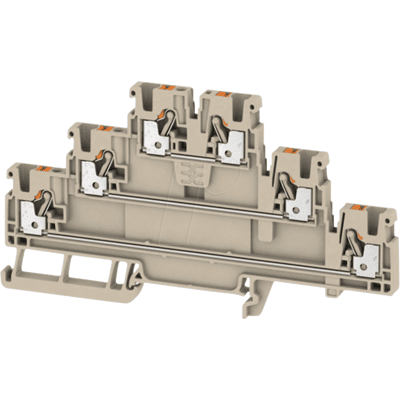 WEIDMÜLLER A3T 2.5 - Borne de paso Klippon® Connect, serie a beige WEIDMÜLLER A3T 2.5 - Borne de paso Klippon® Connect, serie a beige
