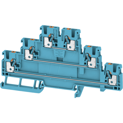 WEIDMÜLLER A3T 2.5 BL - Borne de paso Klippon® Connect, serie a azul WEIDMÜLLER A3T 2.5 BL - Borne de paso Klippon® Connect, serie a azul