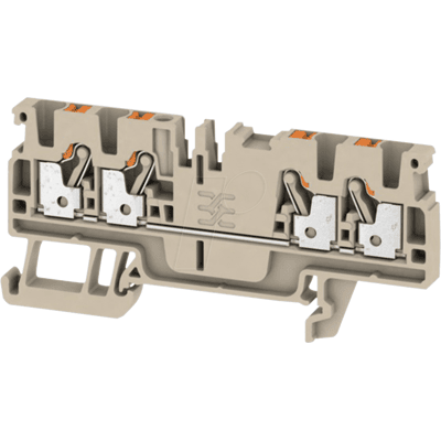 WEIDMÜLLER A4C 2.5 - Borne de paso Klippon® Connect, serie a beige WEIDMÜLLER A4C 2.5 - Borne de paso Klippon® Connect, serie a beige