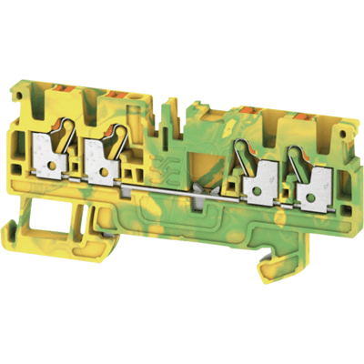 WEIDMÜLLER A4C 2.5 PE - Borne de paso Klippon® Connect, serie a verde / amarillo WEIDMÜLLER A4C 2.5 PE - Borne de paso Klippon® Connect, serie a verde / amarillo