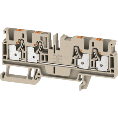 WEIDMÜLLER A4C 4 - Borne de paso Klippon® Connect, serie a beige WEIDMÜLLER A4C 4 - Borne de paso Klippon® Connect, serie a beige
