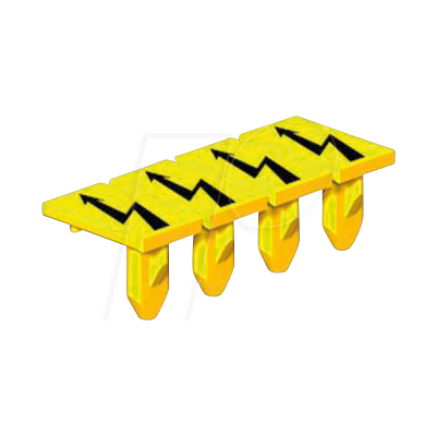 WEIDMÜLLER AAM 4 YE FLASH - Marcas terminales A-series, amarillo, 4/pk WEIDMÜLLER AAM 4 YE FLASH - Marcas terminales A-series, amarillo, 4/pk