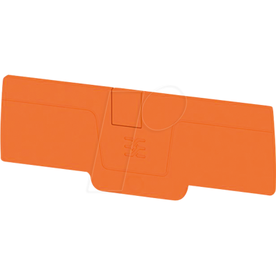 Weidmüller AEP 4C 4 OR - Placa de extremo serie A, naranja - Componente eléctrico Weidmüller AEP 4C 4 OR - Placa de extremo serie A, naranja - Componente eléctrico