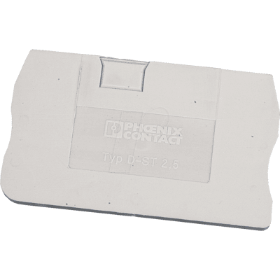 Cubierta terminal D-ST 4 de Phoenix - Gris Cubierta terminal D-ST 4 de Phoenix - Gris